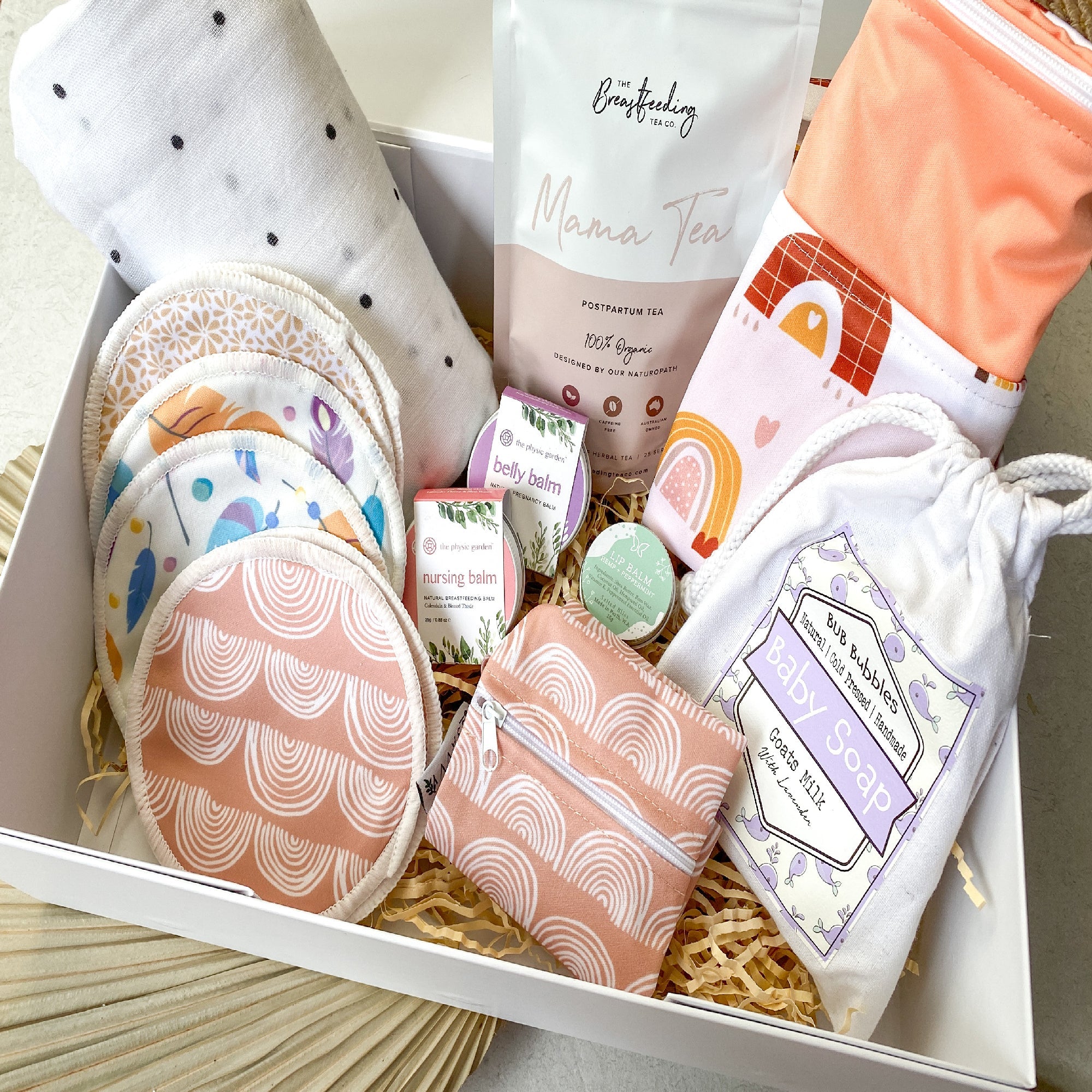 Deluxe New Mom & Baby Gift Box for Women After Birth, Baby Gift