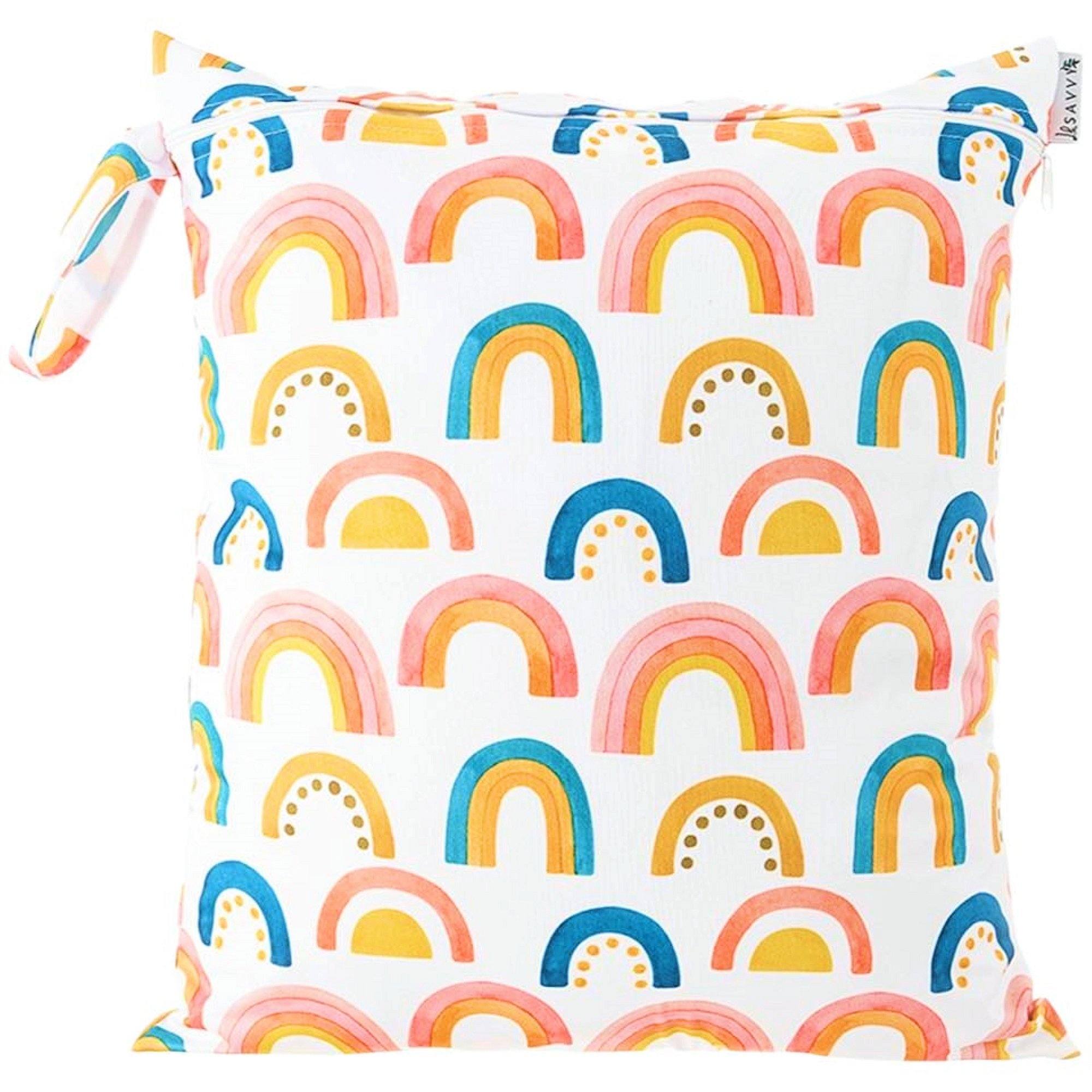 Large 40x45 cm Bag - Rainbows Large Wet Bag Lil Savvy 