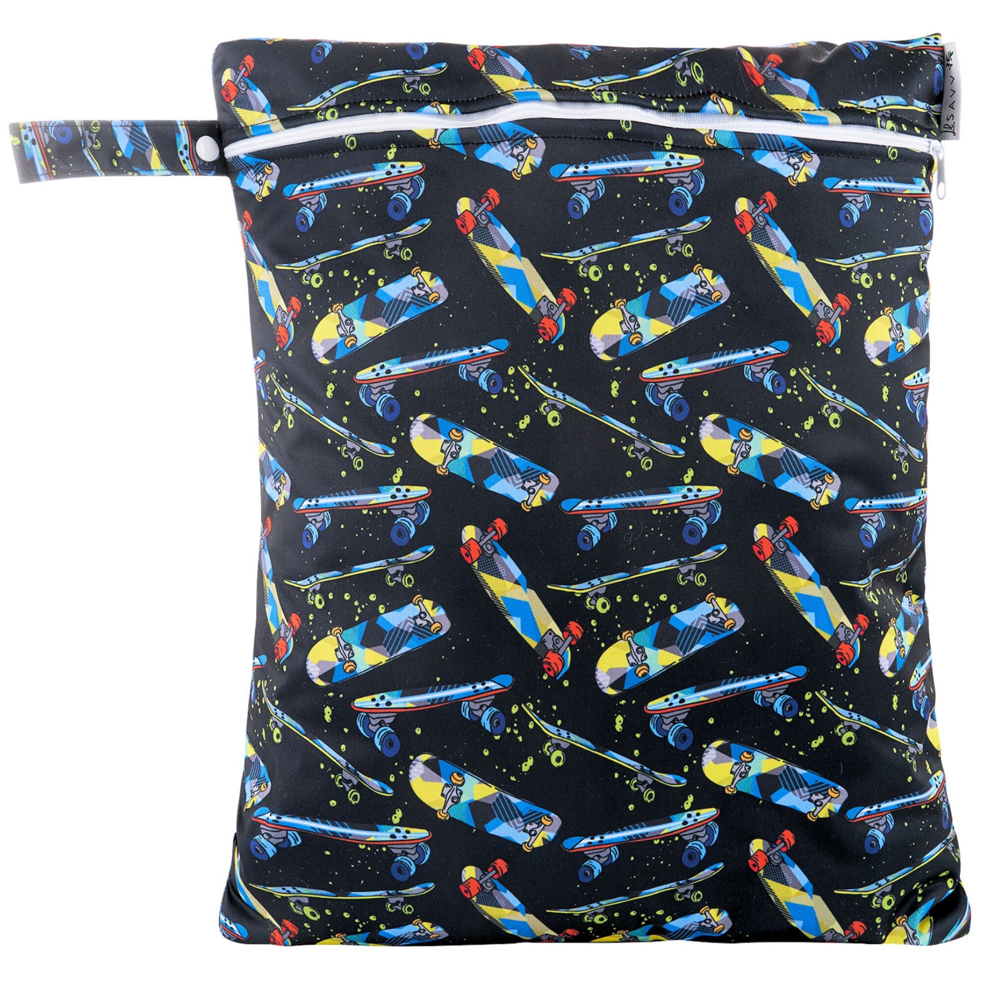Large 40x45 cm Bag - Skate Boards Large Wet Bag Lil Savvy 